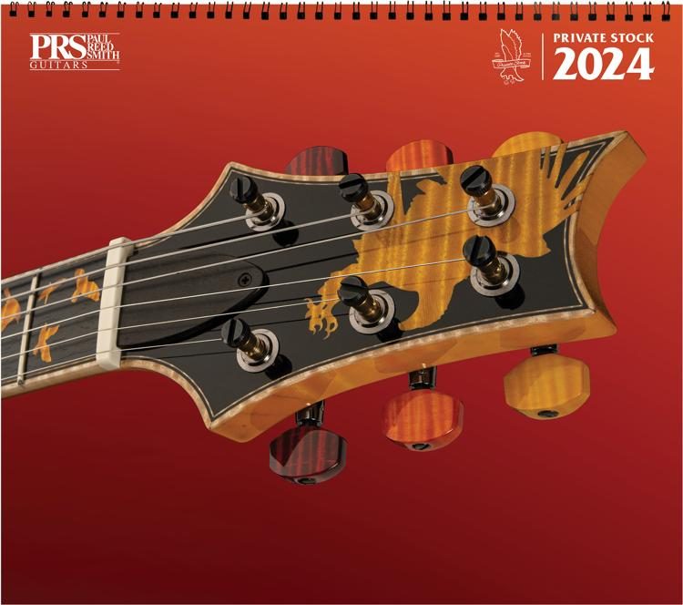 PRS 2024 Private Stock Guitar Calendar Sweetwater