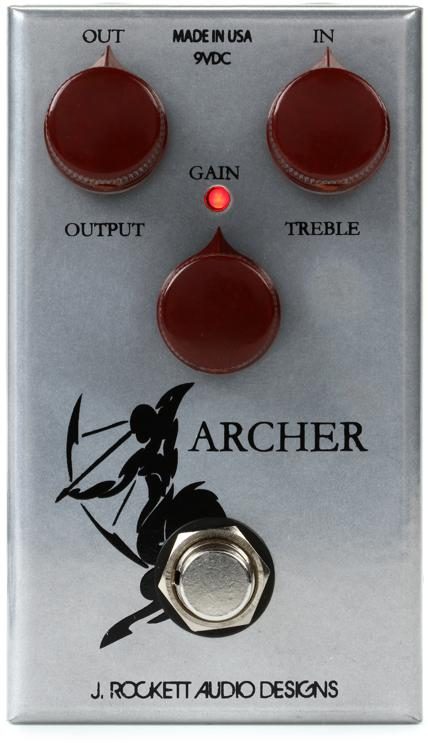 J. Rockett Audio Designs Archer Boost⁄Overdrive Pedal | Sweetwater