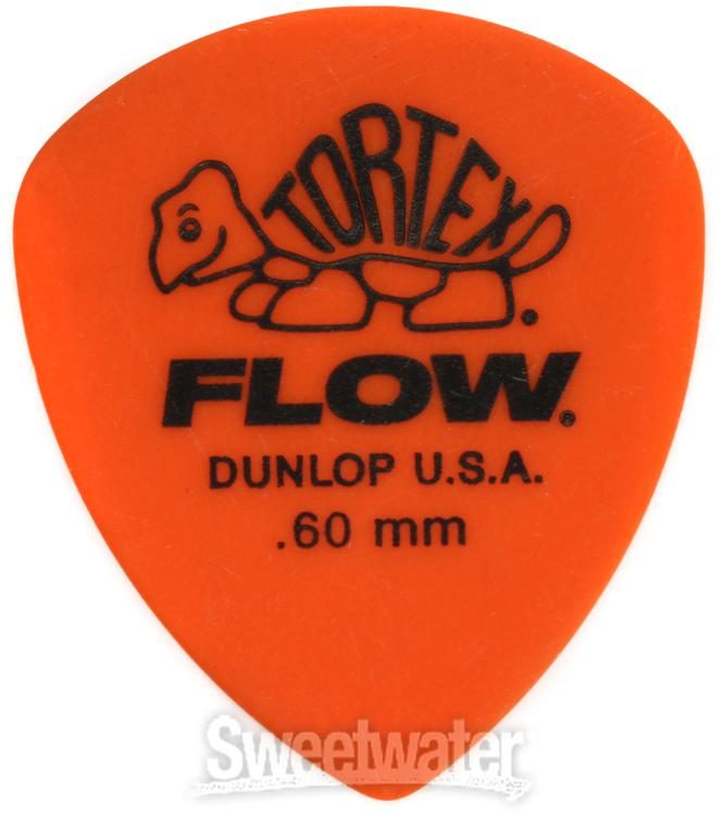 Dunlop Guitar Picks  Tortex   72 Pack  .60mm  Orange  Light 418R60 