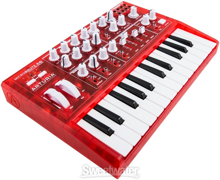 Arturia MicroBrute Red Limited Edition Analog Synthesizer | Sweetwater