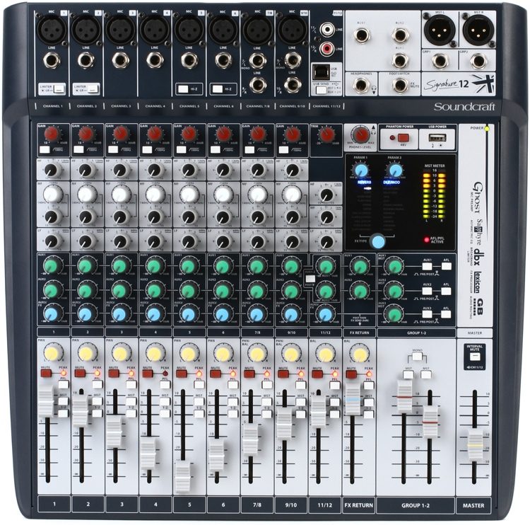 Soundcraft 12 Mixer with Effects Sweetwater
