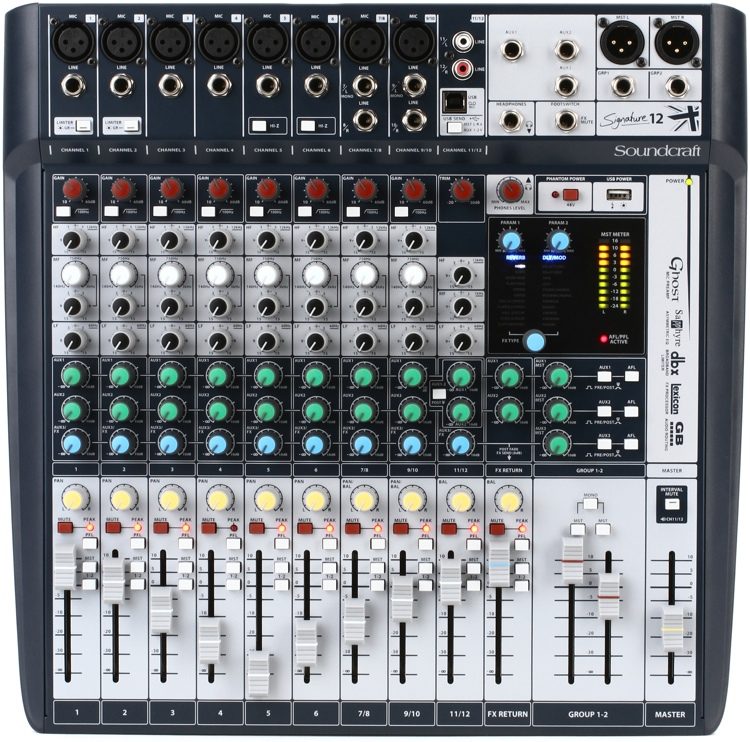 Soundcraft Signature 12 Mixer with Effects | Sweetwater