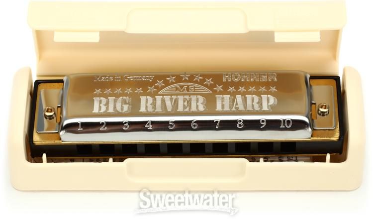 Hohner Big River Harp Harmonica - Key of F Sharp | Sweetwater