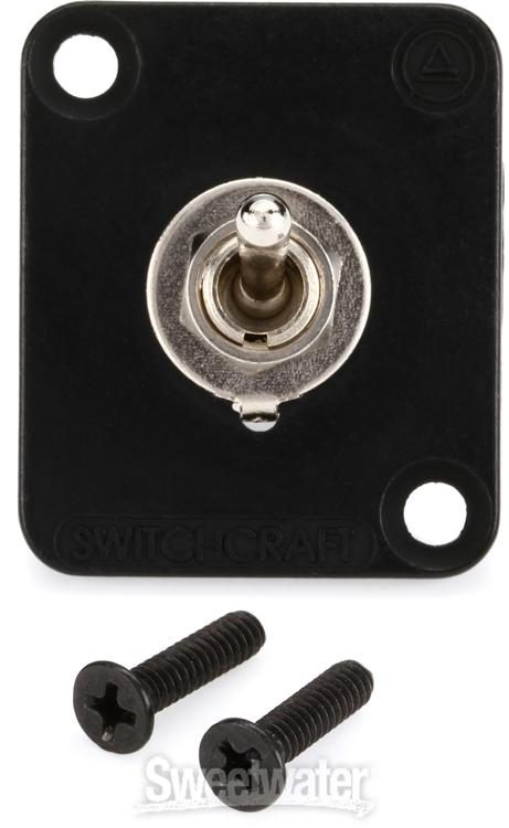 Switchcraft Ehtslbpkg Eh Series Toggle Switch Locking Dpdt Black Flange Sweetwater