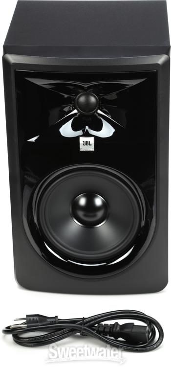 Pair JBL Professional 306P MkII Next-Generation 6-Inch 2-Way Powered Studio Monitor & On-Stage SMS6000 Adjustable Studio Monitor Stand 