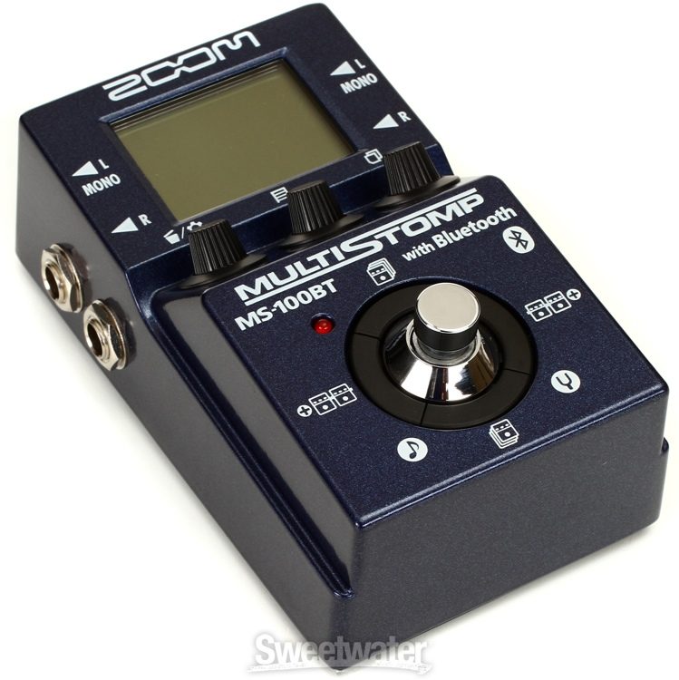 Zoom MS-100BT MultiStomp Effects Pedal with Bluetooth | Sweetwater