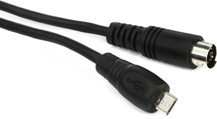 toetje Ban Zich voorstellen IK Multimedia Micro-USB-OTG to Mini-DIN Cable | Sweetwater