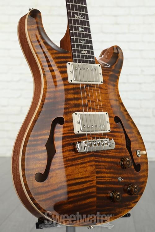 prs hollowbody ii piezo yellow tiger