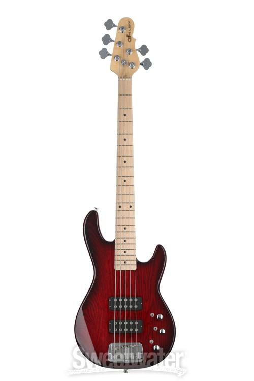 G&L Tribute L-2500 Bass Guitar - Redburst | Sweetwater