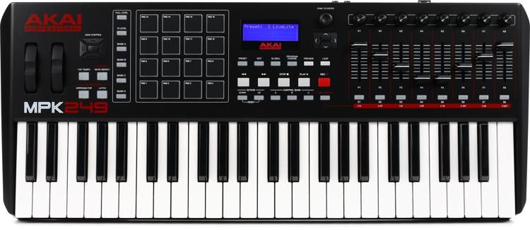 akai mpk249 logic pro x