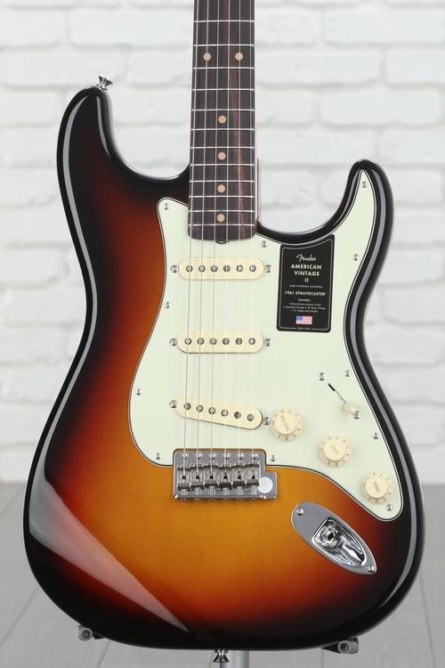 Fender American Vintage II 1961 Stratocaster Electric Guitar - 3-tone 