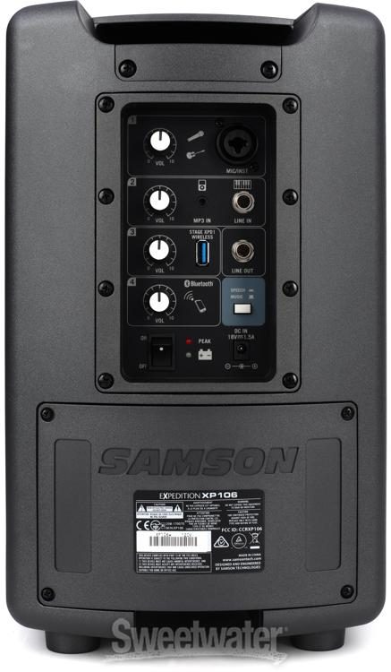 Samson Expedition XP106w Portable PA System with Wireless Handheld 