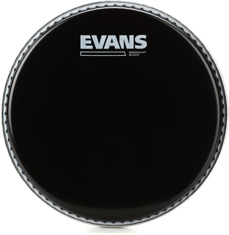Evans Resonant Black Tom Head - 8 inch 