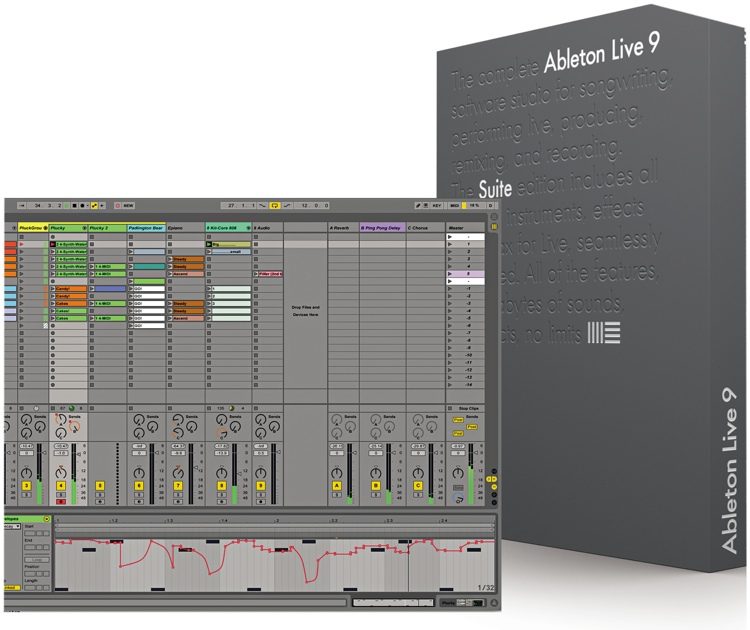 ableton エイブルトン LIVE 9 SUITE UG FROM LITE ableton エイブルトン LIVE 9 SUITE UG FROM LITE Ableton Live 9
