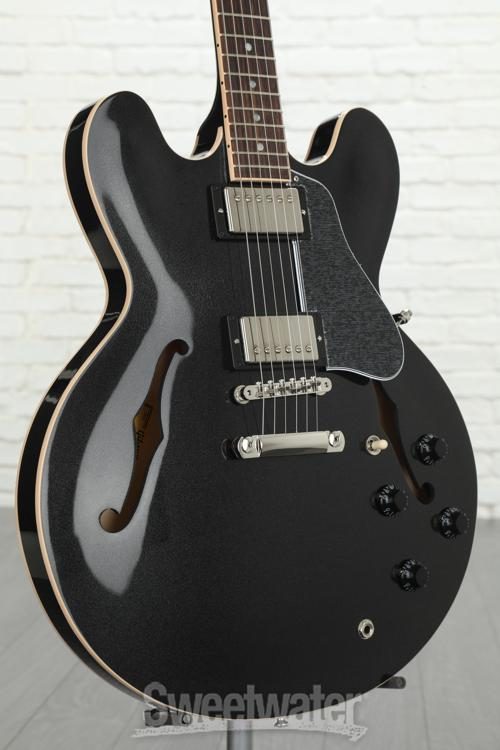 gibson es 335 graphite metallic