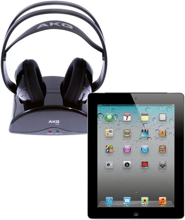 Apple iPad 2 Wireless Headphones 16GB Wi Fi AT T 3G Black