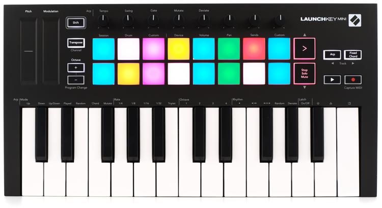 Novation Launchkey Mini MK3 25-key Keyboard Controller Sweetwater