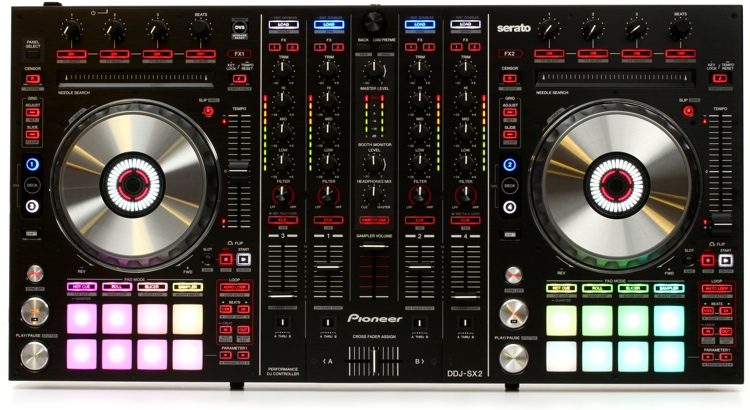 Pioneer DJ DDJ-SX2 4-deck DJ Pro Controller | Sweetwater