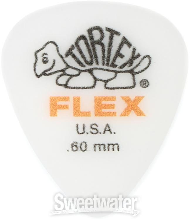 6 x Dunlop Tortex Flex Standard Guitar Picks Plectrums-Your Choice Of Size/Type 