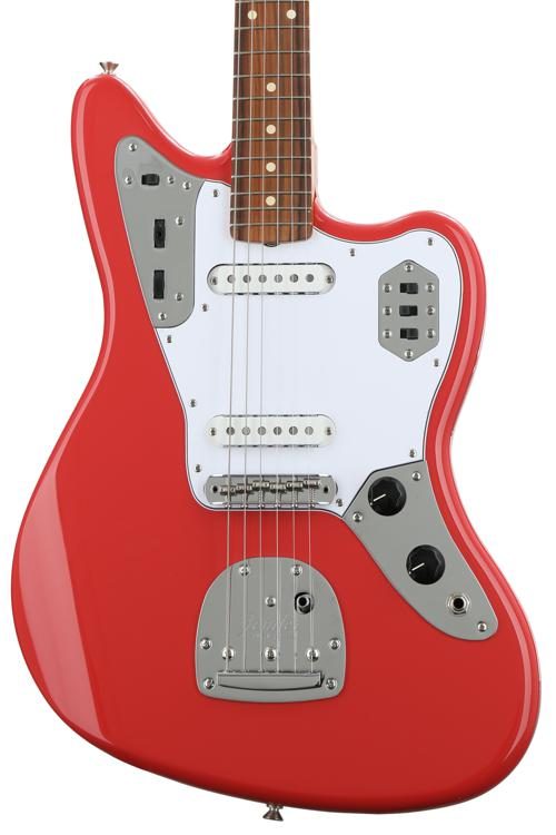Fender '60s Jaguar - Fiesta Red with Pau Ferro Fingerboard | Sweetwater