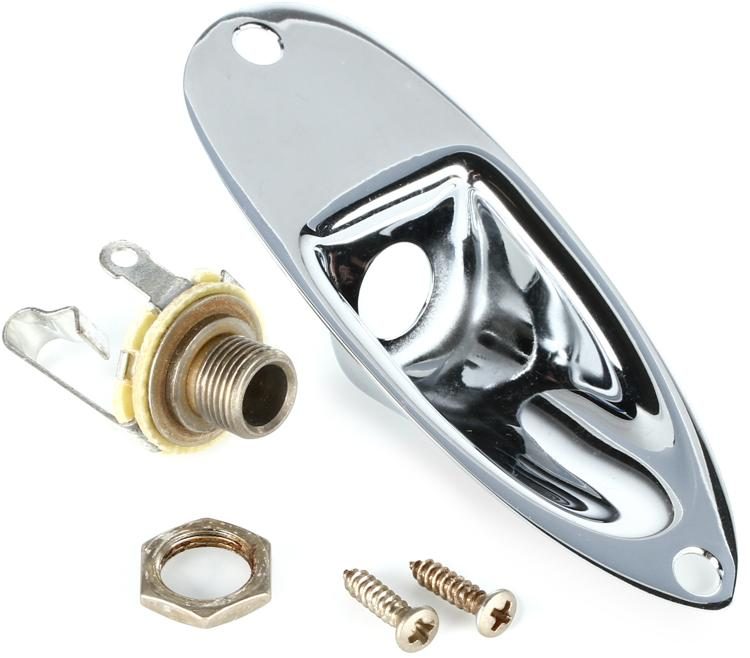 Fender Road Worn Stratocaster Jack Ferrule with Hardware | Sweetwater