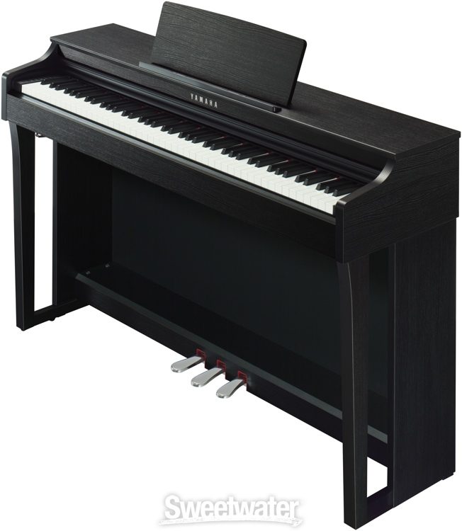 gramática Amado Hija Yamaha Clavinova CLP-625 Digital Upright Piano with Bench - Matte Black |  Sweetwater