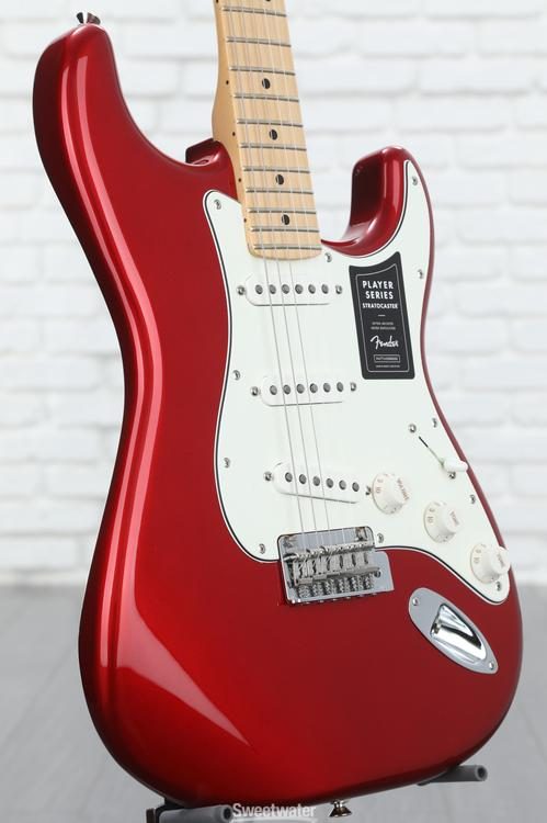 Fender Player Stratocaster - Candy Red with Maple | Sweetwater
