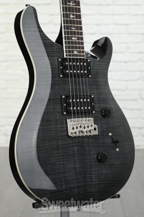 PRS SE Custom 24 - Gray Black - Sweetwater Exclusive