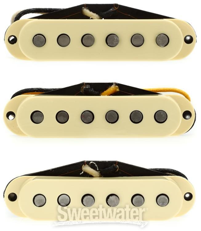Fender Eric Johnson Signature Stratocaster 3-piece Pickup Set - Vintage  White