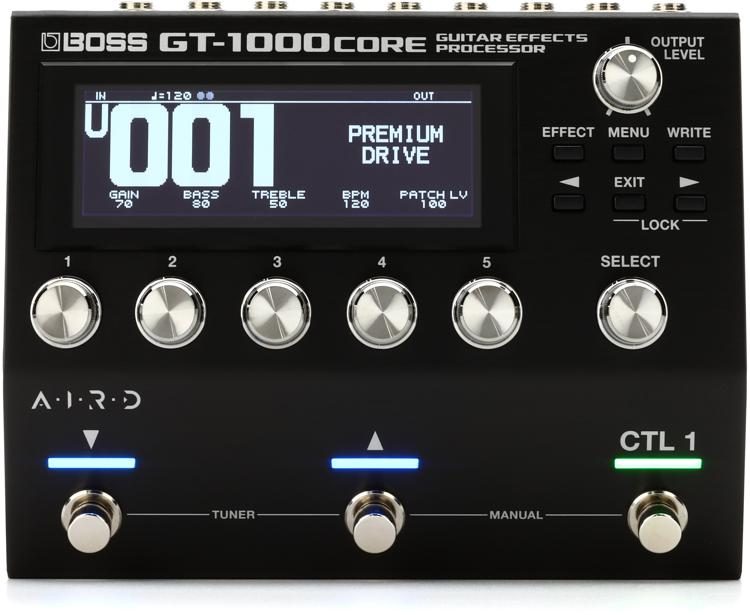 Vorm van het schip jazz Verdikken Boss GT-1000CORE Multi-effects Processor | Sweetwater