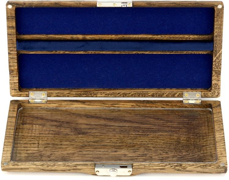 Reediano Tenor Saxophone and Bass Reed Case Oak, 10 Reeds