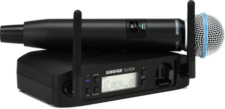 you are Transparent Vest Shure GLXD24/B58 Digital Wireless Handheld Microphone System | Sweetwater