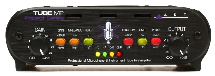 Ceniza reunirse Subproducto ART Tube MP Project Series Tube Microphone Preamp | Sweetwater