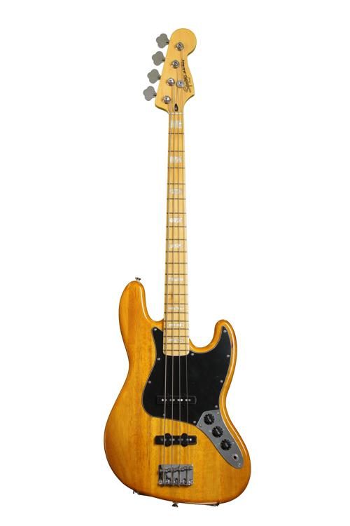 Squier '77 Vintage Modified Jazz Bass - Amber | Sweetwater
