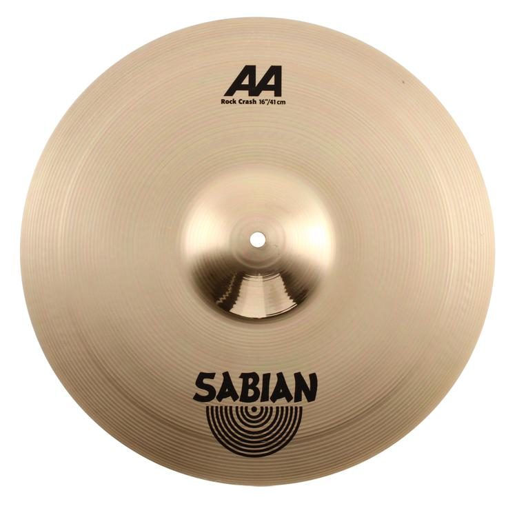 Sabian 16 inch AA Rock Crash Cymbal - Brilliant Finish