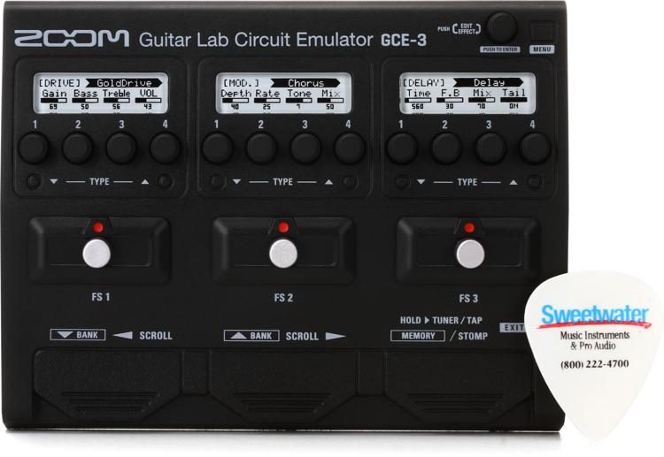 Zoom GCE-3 Guitar Lab Circuit Emulator USB Audio Interface 