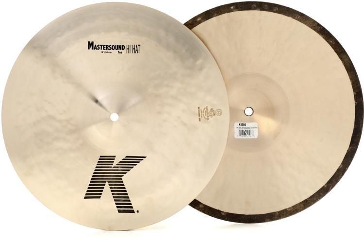 Zildjian 14 inch K Zildjian Mastersound Hi-hat Cymbals | Sweetwater