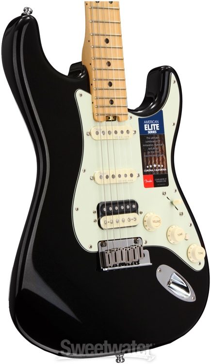 Fender American Elite Stratocaster HSS Shawbucker - Mystic Black 