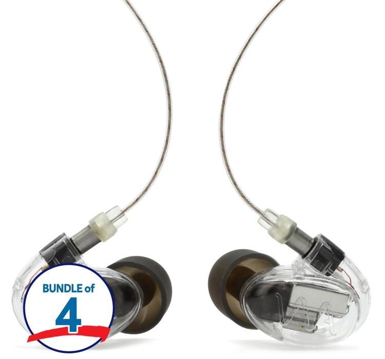 Westone Audio Pro X50 Earphones 4 Pack - Clear