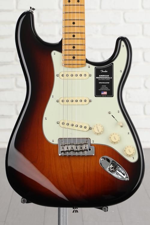 Fender 70th-anniversary American Professional II Stratocaster Electric  Guitar with Maple Fingerboard - Anniversary 2-color Sunburst