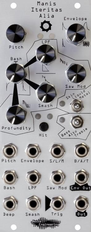 Noise Engineering Manis Iteritas Alia Multimode Oscillator Eurorack Module  - Silver