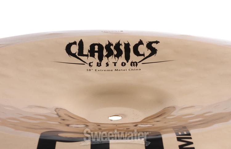 Meinl Cymbals 18 inch Classics Custom Extreme Metal China Cymbal |  Sweetwater