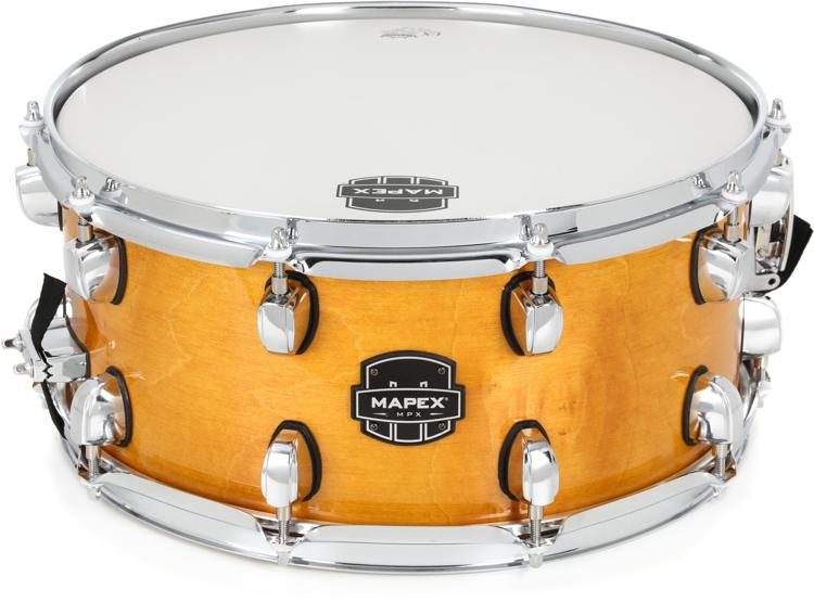 Mapex MPX Maple/Poplar Snare Drum - 6.5-inch x 14-inch, Natural with Chrome  Hardware