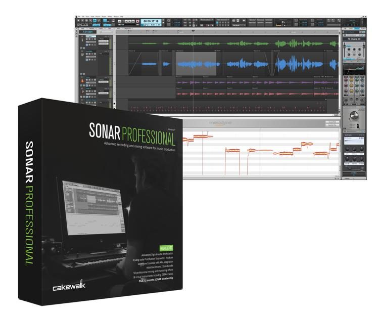 Cakewalk SONAR Professional Upgrade from SONAR Home Studio | Sweetwater