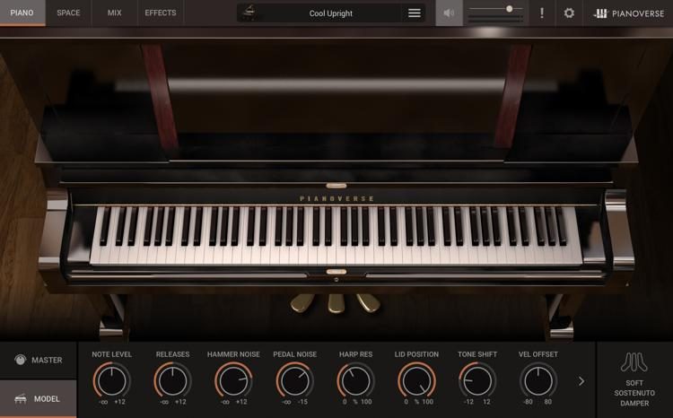 IK Multimedia Pianoverse Royal Upright Y5 Virtual Piano Plug-in ...