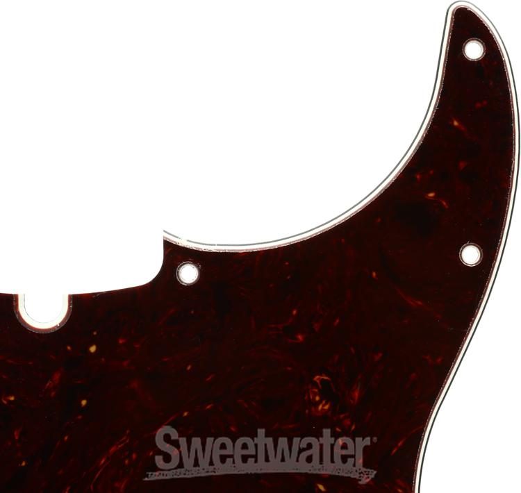 precision bass pickguard tortoise