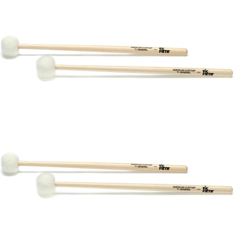 Vic Firth American Custom Timpani Mallets General 2 Pair Sweetwater