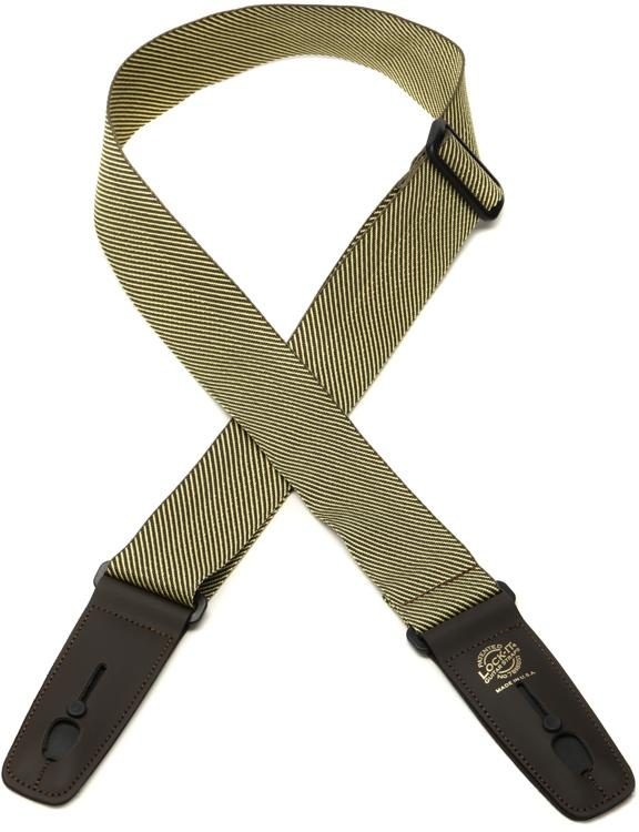 LockIt Straps Designer Series 2" Guitar Strap with Locking Ends Tweed Sweetwater