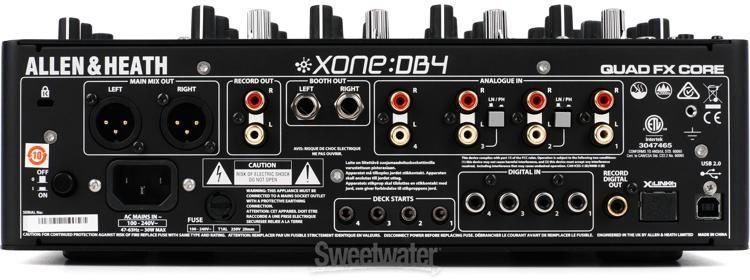 Allen & Heath Xone:DB4 DJ Mixer with Effects | Sweetwater