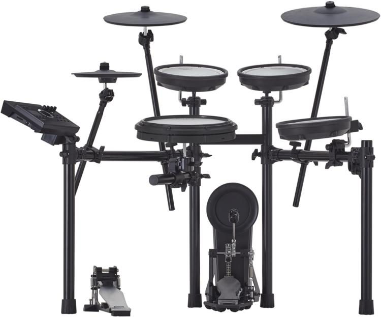 Roland TD-17KVX V-Drums Electronic Drum Set includes Free Wireless Earbuds Stereo Bluetooth In-ear and 1 Year Everything Music Extended Warranty 